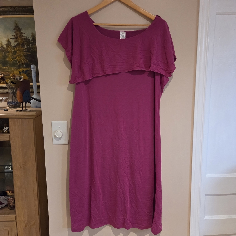 Fuchsia Midi Dress